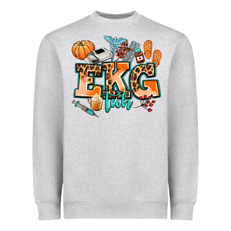 Ekg Tech Fall Heavyweight Sweatshirt by AdoDesignShop | Teevron