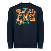 Navy ekg tech fall Heavyweight Sweatshirt - AdoDesignShop