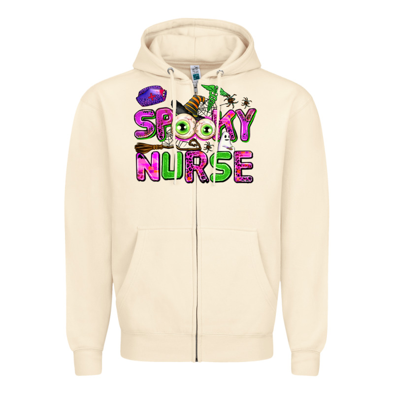 Spooky Nurse Zipper Hoodie by AdoDesignShop | Teevron