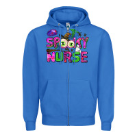 True Royal spooky nurse Zipper Hoodie - AdoDesignShop