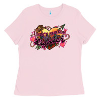 Bubblegum Pink I don't smoke but he's got a lighter Ladies Tee - HowdyJamesFarm