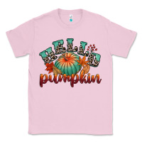 Bubblegum Pink hello pumpkin Classic Tee - CowGirlArtShop