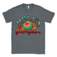 Charcoal Heather hello pumpkin Classic Tee - CowGirlArtShop