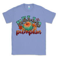 Colony Blue hello pumpkin Classic Tee - CowGirlArtShop