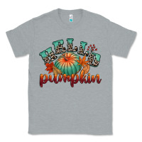 Heather Grey hello pumpkin Classic Tee - CowGirlArtShop