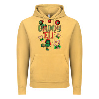 Vintage Mustard Daddy Elf Vintage Hoodie - BundleAndBundleShop