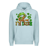 Blue Mist kiss me im irish st patricks lip stain Premium Hoodie - LillyAllenDesigns