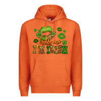 Carrot kiss me im irish st patricks lip stain Premium Hoodie - LillyAllenDesigns
