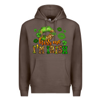 Coffee kiss me im irish st patricks lip stain Premium Hoodie - LillyAllenDesigns