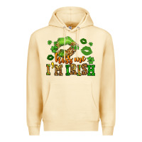 Pina Colada kiss me im irish st patricks lip stain Premium Hoodie - LillyAllenDesigns