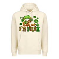Sandshell kiss me im irish st patricks lip stain Premium Hoodie - LillyAllenDesigns