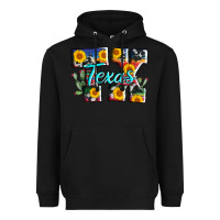 Black texas tx serape sunflower cowhide Heavyweight Hoodie - AdoDesignShop