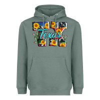 Sage texas tx serape sunflower cowhide Heavyweight Hoodie - AdoDesignShop