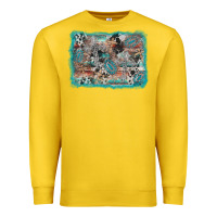 Lemon cross western background Premium Sweatshirt - AdoDesignShop