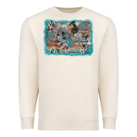 Sandshell cross western background Premium Sweatshirt - AdoDesignShop