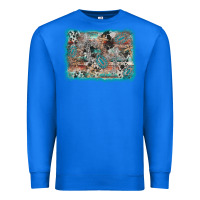 True Royal cross western background Premium Sweatshirt - AdoDesignShop