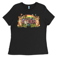 Black Oh how he loves us cross Easter Day Ladies Tee - HowdyJamesFarm