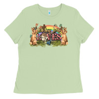 Matcha Oh how he loves us cross Easter Day Ladies Tee - HowdyJamesFarm