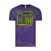 Cloud Purple One lucky mini St. Patrick's Vintage Tee - OliviaCreatesArt