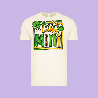 One Lucky Mini St. Patrick's Vintage Tee Designed By Oliviacreatesart