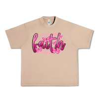 Burro Faith Breast Cancer Urban Heavy Tee - FaDigitalArtStudio