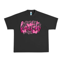 Pigment Black Faith Breast Cancer Urban Heavy Tee - FaDigitalArtStudio
