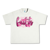 Pistachio Faith Breast Cancer Urban Heavy Tee - FaDigitalArtStudio