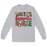 Moon Dust Santa's Favorite Nurse Long Sleeve Tee - BundleAndBundleShop