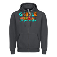 Smoke gobble till you wobble Zipper Hoodie - AdoDesignShop
