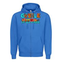 True Royal gobble till you wobble Zipper Hoodie - AdoDesignShop