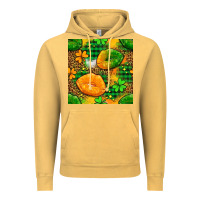 Vintage Mustard Irish lips seamless pattern digital paper Vintage Hoodie - BundleAndBundleShop