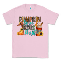 Bubblegum Pink pumpkin spice and jesus christ Classic Tee - CowGirlArtShop