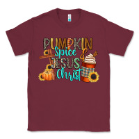 Burgundy pumpkin spice and jesus christ Classic Tee - CowGirlArtShop