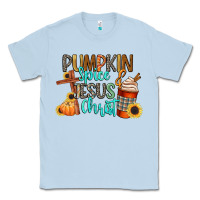 Dusty Blue pumpkin spice and jesus christ Classic Tee - CowGirlArtShop