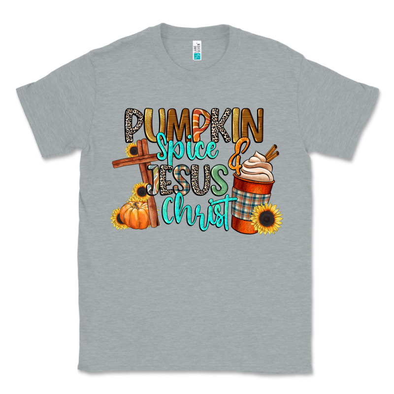 Pumpkin Spice And Jesus Christ Classic Tee by CowGirlArtShop | Teevron