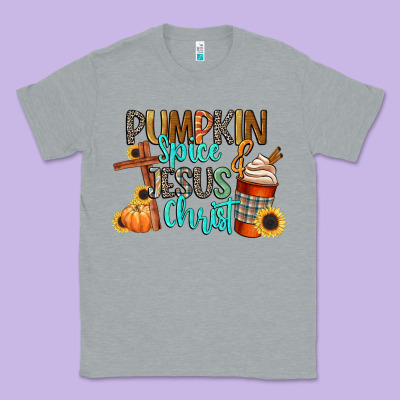 Pumpkin Spice And Jesus Christ Classic Tee Designed By Cowgirlartshop