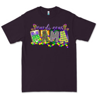 Plum mardi gras mama Premium Tee - CowGirlArtShop