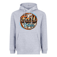 Heather Grey fall vibes Heavyweight Hoodie - AdoDesignShop