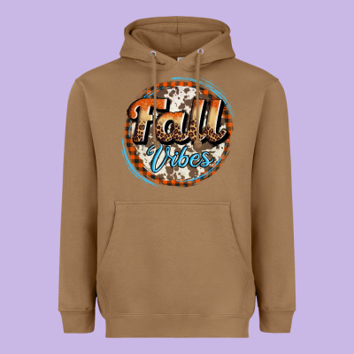Fall Vibes Heavyweight Hoodie Designed By Adodesignshop