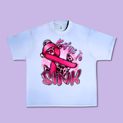 Refuse To Sink Cancer Urban Heavy Tee Designed By Fadigitalartstudio