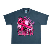 Midnight Navy Refuse to sink Cancer Urban Heavy Tee - FaDigitalArtStudio