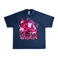 Navy Refuse to sink Cancer Urban Heavy Tee - FaDigitalArtStudio