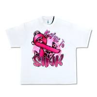 White Refuse to sink Cancer Urban Heavy Tee - FaDigitalArtStudio