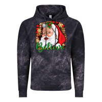 Cloud Black Believe And Santa Vintage Hoodie - BundleAndBundleShop