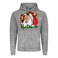 Cloud Rock Believe And Santa Vintage Hoodie - BundleAndBundleShop