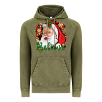 Vintage Olive Believe And Santa Vintage Hoodie - BundleAndBundleShop