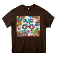 Chocolate Brown summer is a state of mind Heavy Core Tee - TumblerDesignByShophia