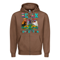 Chestnut relax we are all crazy  competition Zipper Hoodie - AdoDesignShop