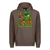 Coffee lets get lucked up st patricks Premium Hoodie - LillyAllenDesigns
