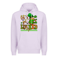 Lilac lets get lucked up st patricks Premium Hoodie - LillyAllenDesigns